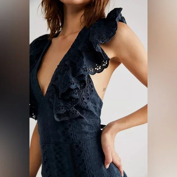 Free People Mikayla Jumpsuit NWOT - Picture 3 of 11